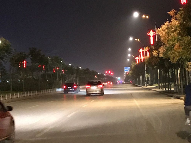 菏澤市鄆城縣水滸路、金河路照明改造